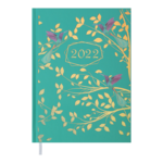 Ежедневник датированный 2022 Buromax COLIBRI А5 бирюзовый 336 с (BM.2171-06)